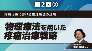 疼痛治療における物理療法の活用 【第2回】物理療法を用いた疼痛治療戦略 Part②物理療法の効果