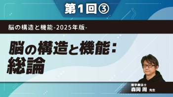 脳の構造と機能-2025年版- 【第1回】脳の構造と機能:総論 Part③脳の(再)組織化